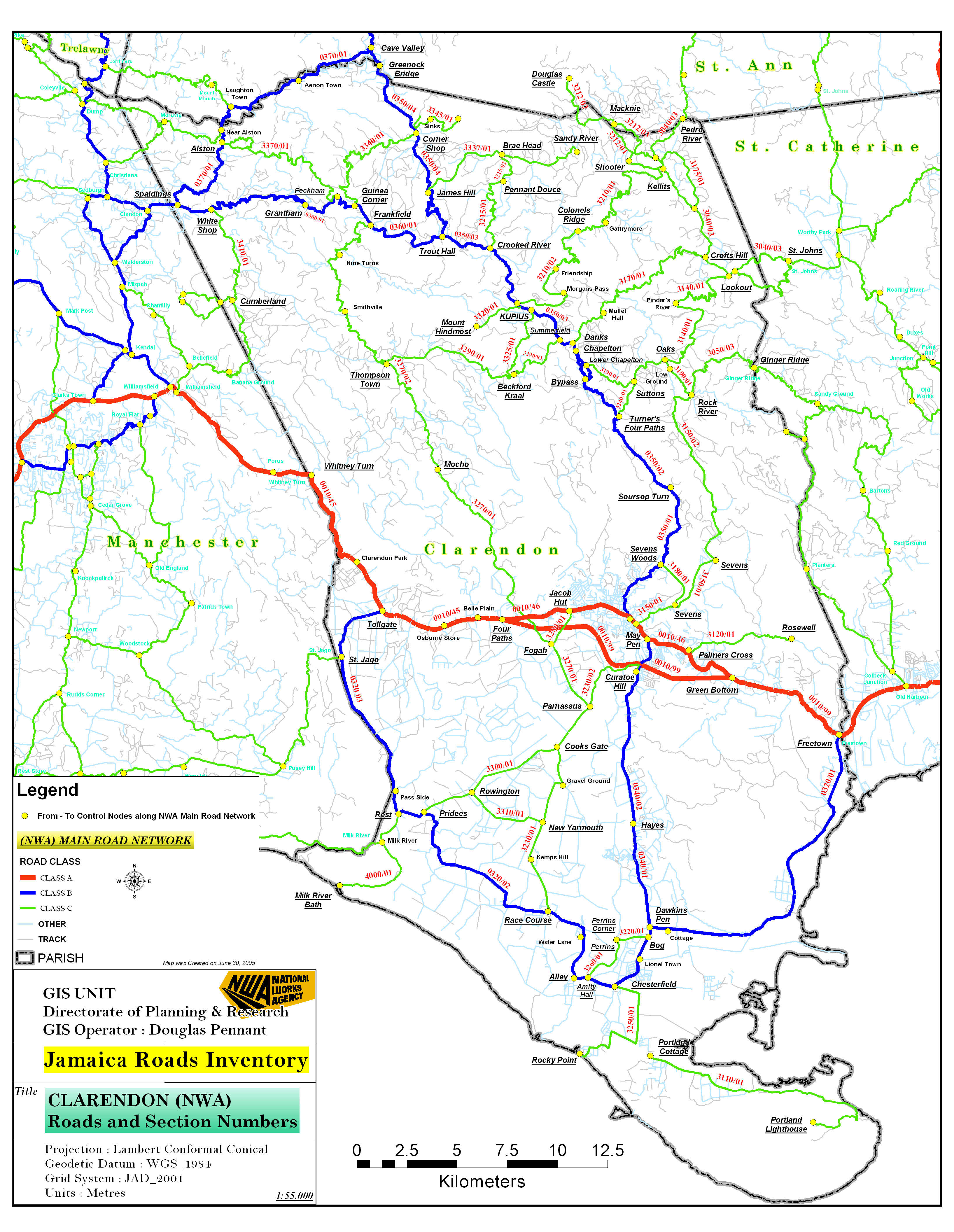 Clarendon's Roads