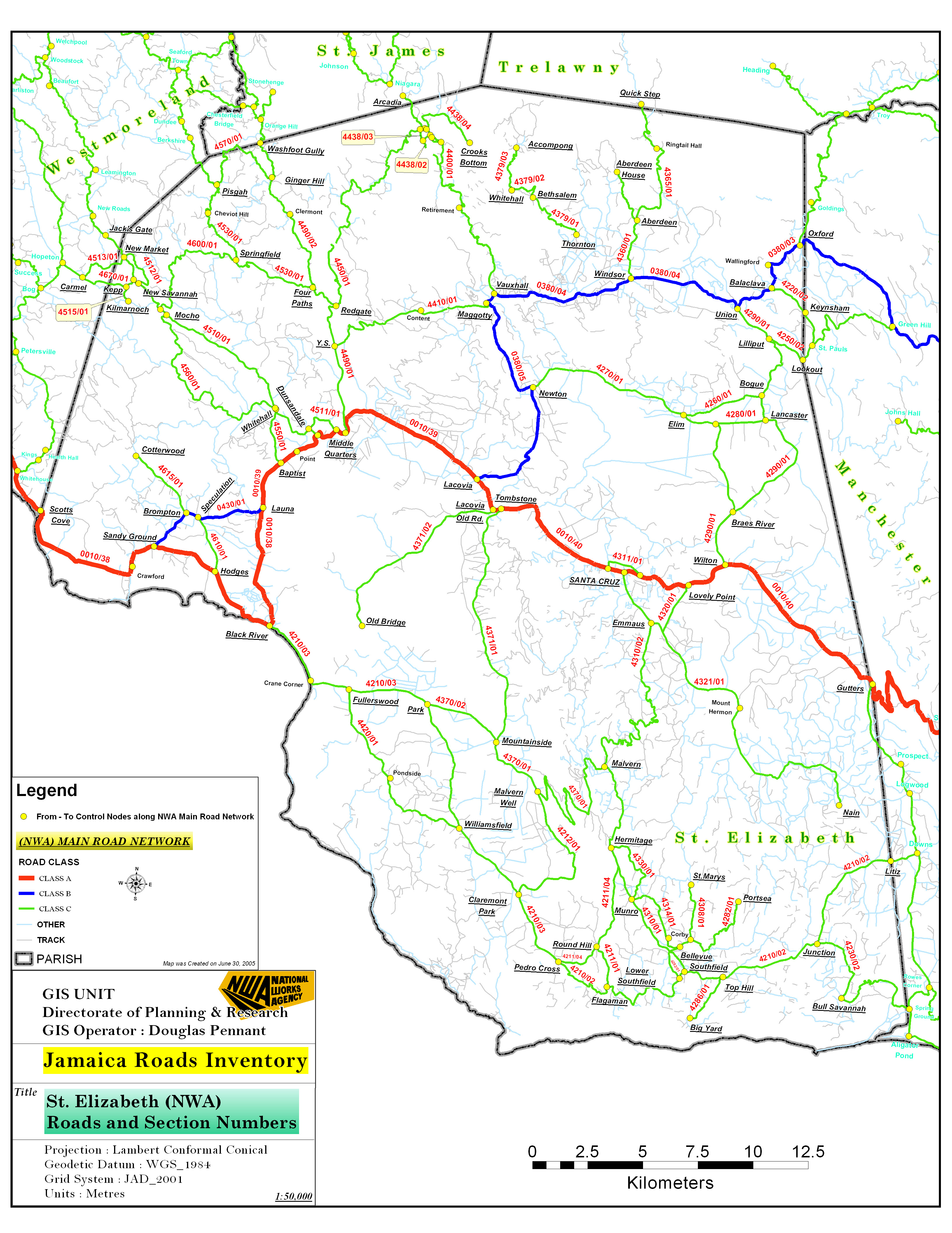 St Elizabeth Jamaica Map St. Elizabeth | National Works Agency St Elizabeth Jamaica Map St. Elizabeth | National Works Agency
