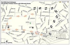 Red Hills Underpass Map Red Hills Underpass Map